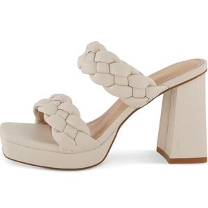 Ivory Braided Heels